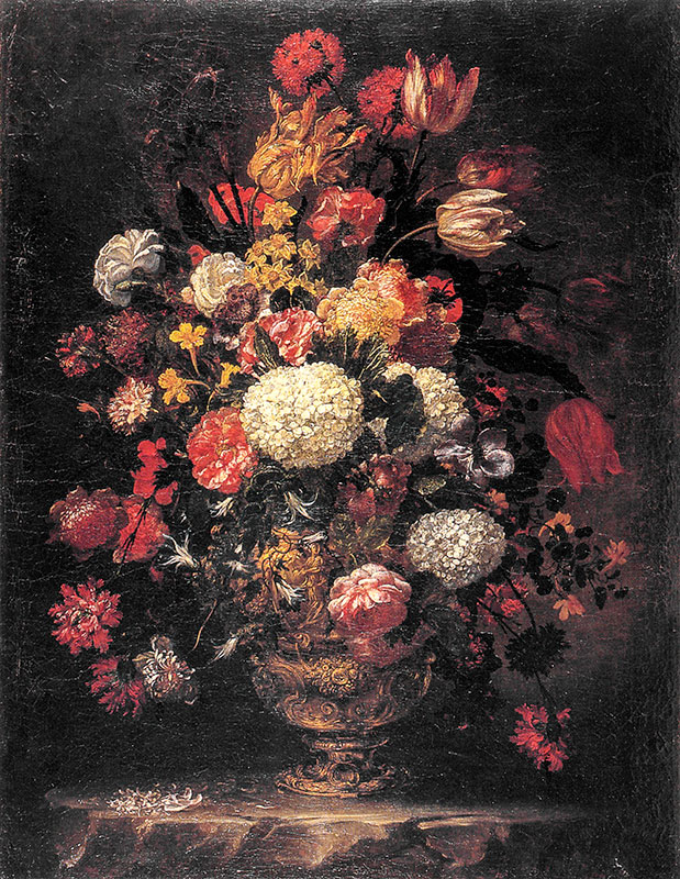 Anonimo — Andrea Scacciati. Vaso di fiori. Firenze, Palazzo Pitti — insieme
